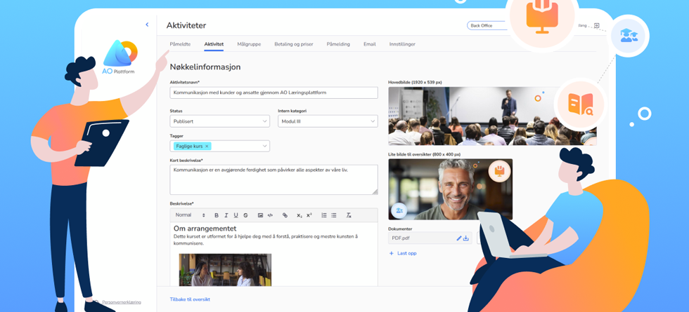 Hvordan kan du administrere e-læring?