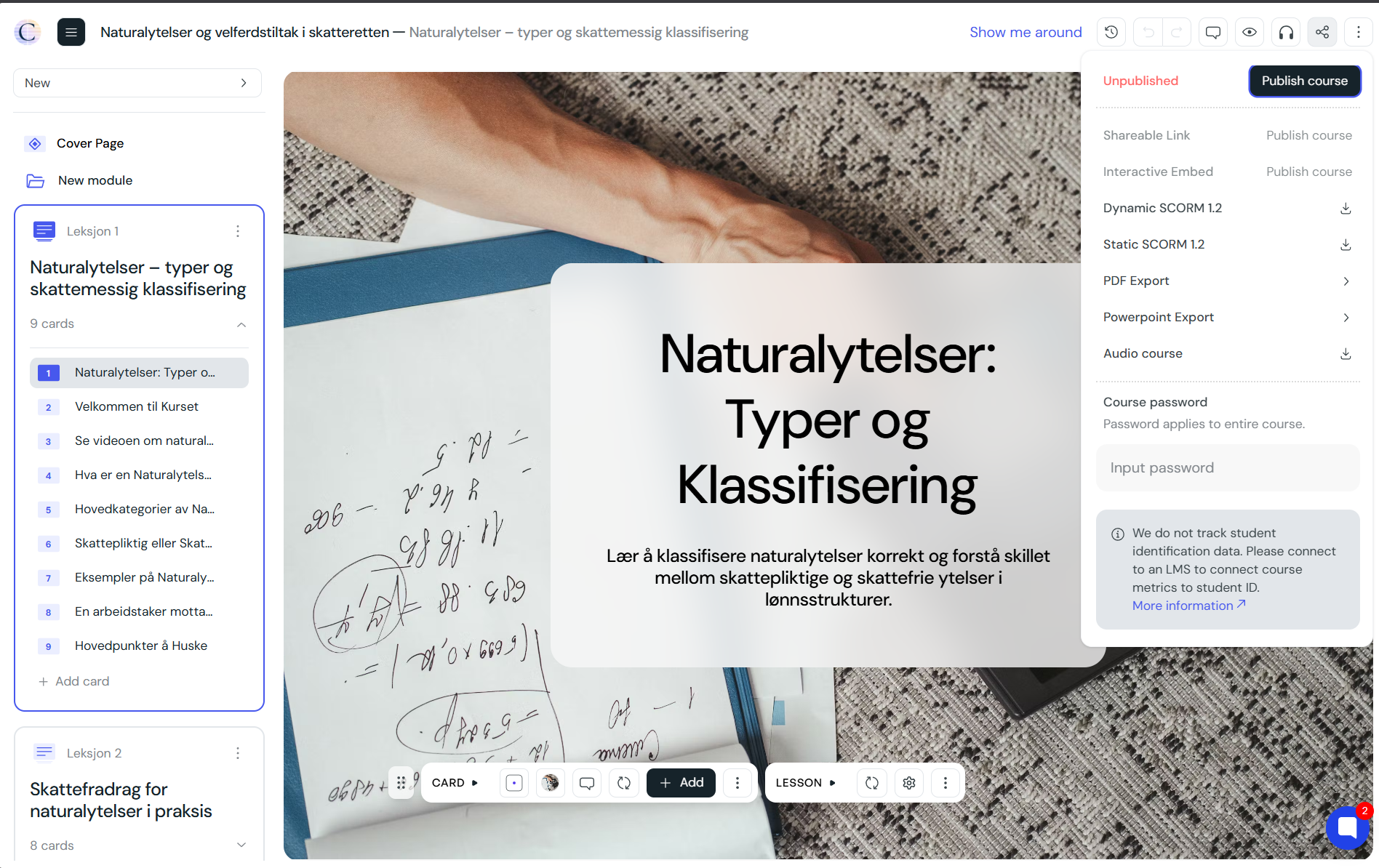 AlonLearns AI-forfatterverktøy