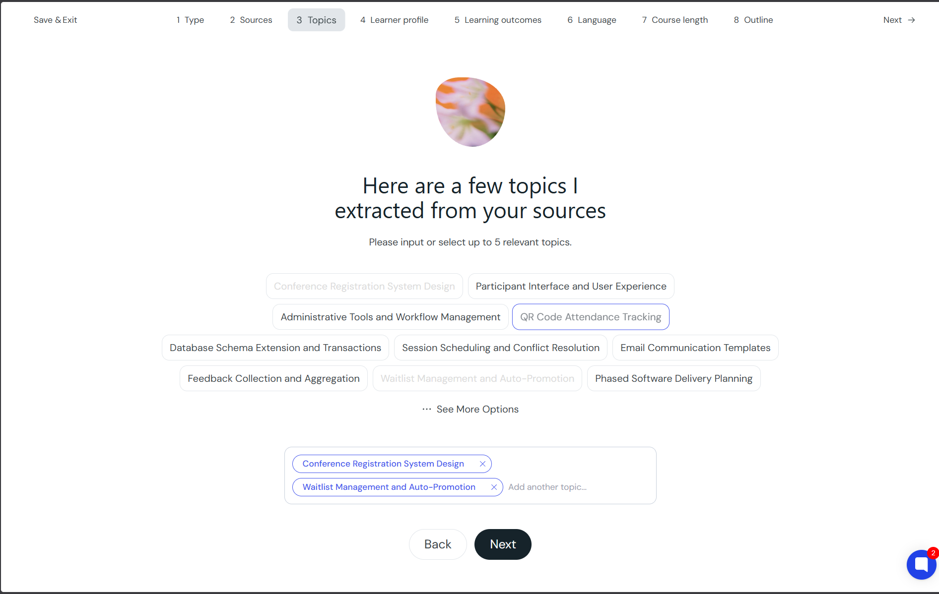 AlonLearns AI-forfatterverktøy — wizard for å generere kurs fra dokumenter