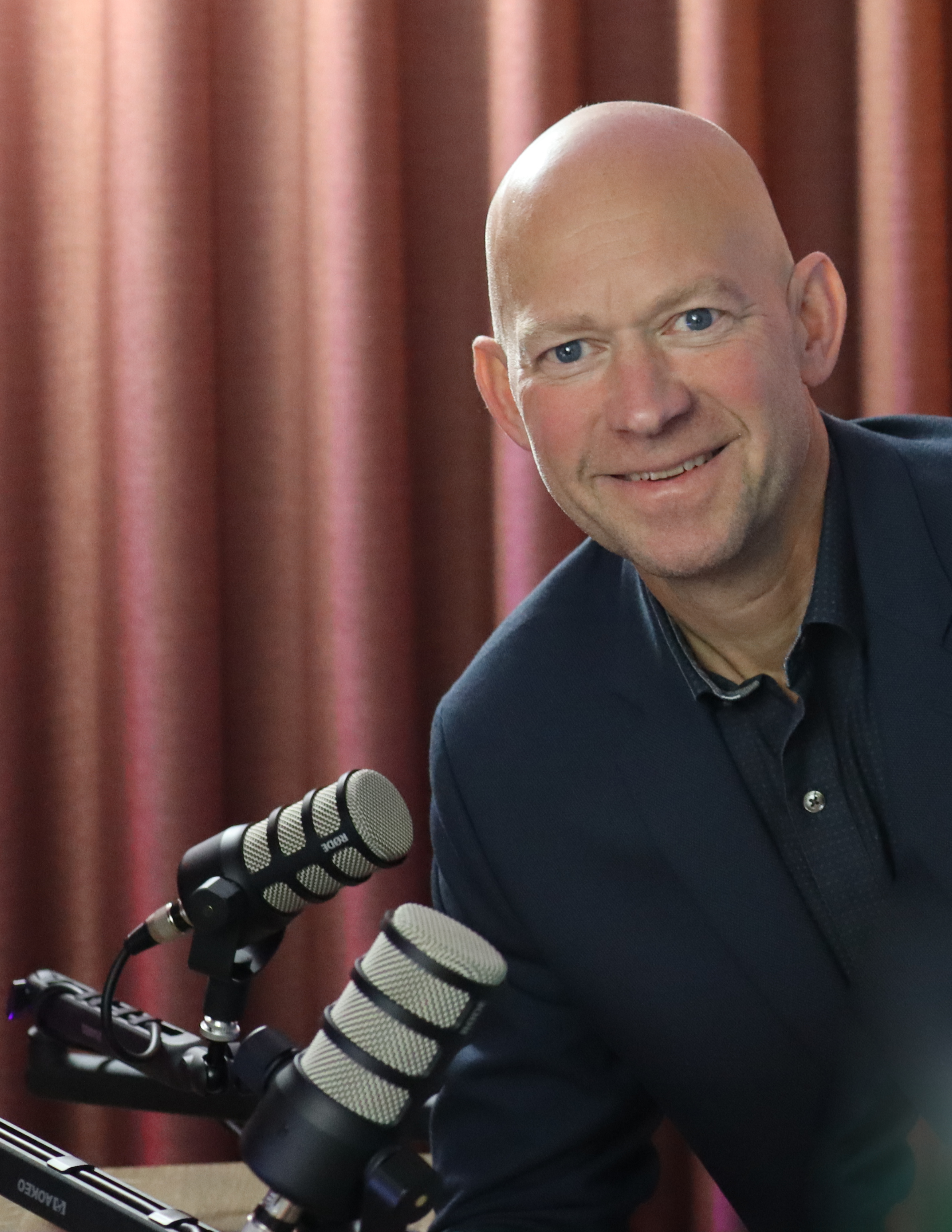 Jens Christian i studio